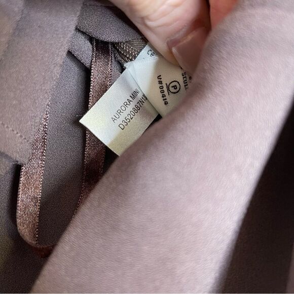 Diane Von Furstenberg Aurora 3/4 Sleeve Slate Purple Sheath Dress 2 - Picture 6 of 7